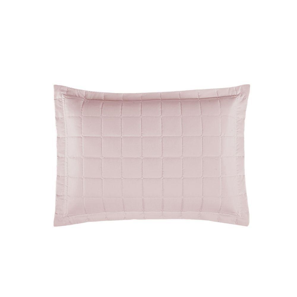 Porta Travesseiro Matelado Soft 1 Peça 70cm X 50cm 100% Poliéster Cor:rosê - 1