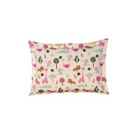 Fronha Estampada Infantil Joy 1 Peça 70cm X 50cm 80% Algodão - 20% Poliéster Percal 180 Fios Cor:safari - 1