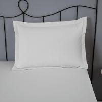 Porta Travesseiro Dia A Dia 1 Peça 70cm X 50cm 80% Algodão - 20% Poliéster Percal 140 Fios Cor:branco - 3