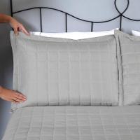 Kit Cobre Leito Matelado Dupla Face Soft 3 Peças Queen 100% Poliéster Cor:cinza - 4
