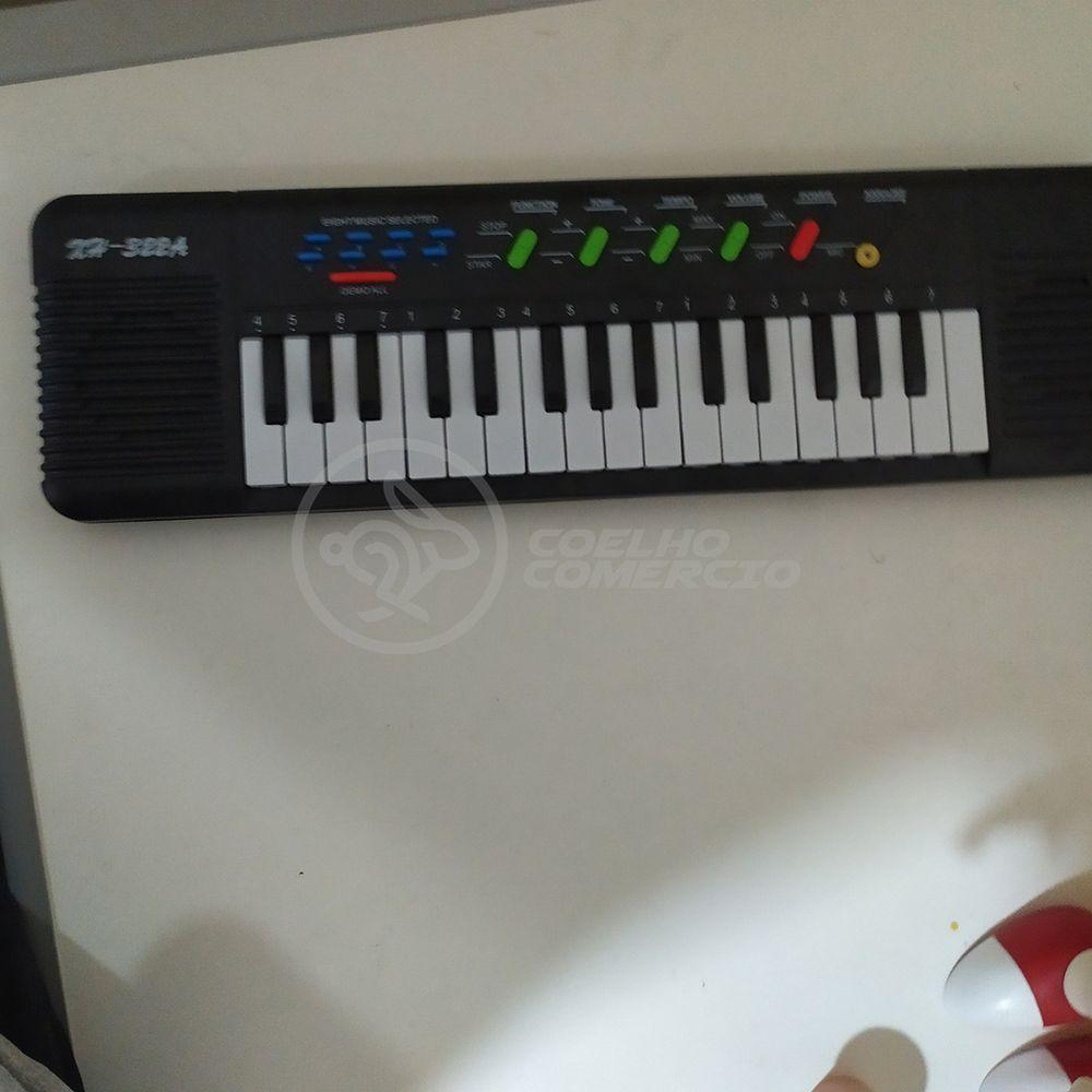 Mini Teclado Piano 32 Teclas Musical Karaokê E Microfone - 1