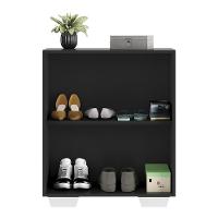 Sapateira 2 Portas Nina Multimóveis V6010 Preta/Branca Preto/Branco - 3