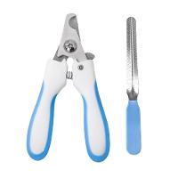 Alicate Pet Tesoura Corte De Unhas Cachorro Gato Com Lixa Azul - 1