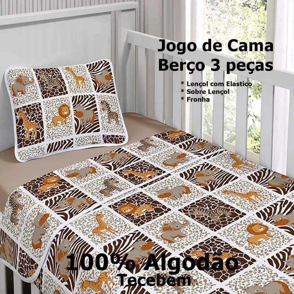 Jogo De Cama Tecebem Malha Mini Cama(montessoriana)alivio 3 Peças Duna - 3