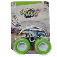 Carrinho Fricção Monster Truck 1:64 Escala Radical Suspensão Off Road Verde 15 - 1