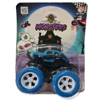 Carrinho Fricção Monster Truck 1:64 Escala Radical Suspensão Fusca Azul 05 - 1