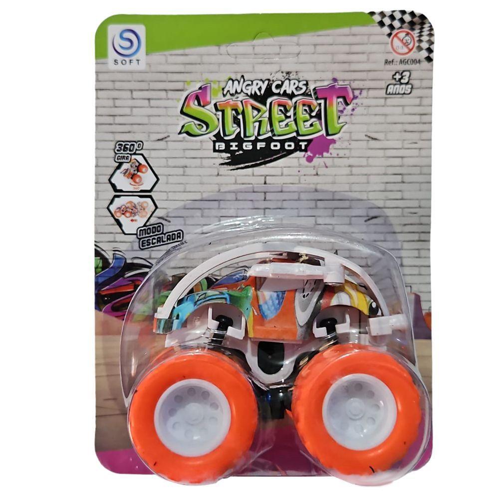 Carrinho Fricção Monster Truck 1:64 Escala Radical Suspensão Off Road Laranja 14 - 1