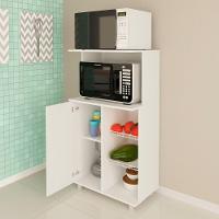 Balcão Multiuso Com 1 Porta E 2 Cestos Para Fruteira Branco - 2