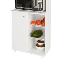 Balcão Multiuso Com 1 Porta E 2 Cestos Para Fruteira Branco - 3