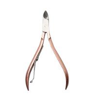 Alicate De Unha Cuticula Aço Inox Profissional Rosê - 1