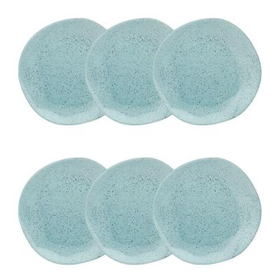 Conjunto de 6 Pratos Fundos Blue Bay Oxford