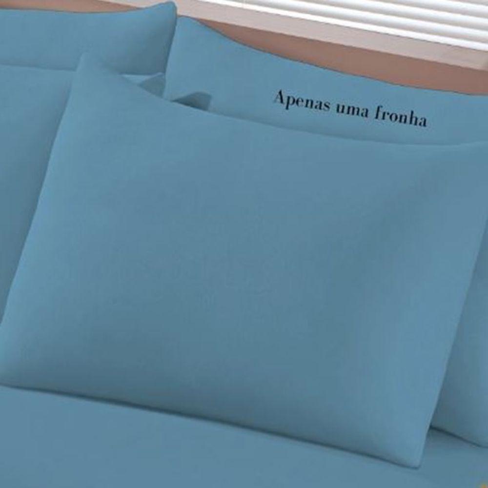 Fronha Buettner Malha 100% Algodão Basic Lisa 45cmx70cm Jeans - 3