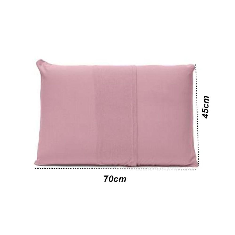 Fronha Buettner Malha 100% Algodão Basic Lisa 45cmx70cm Rosa Blush - 2