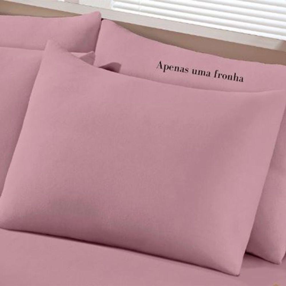 Fronha Buettner Malha 100% Algodão Basic Lisa 45cmx70cm Rosa Blush - 3