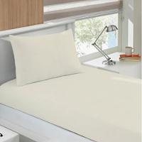 Jogo De Cama Buettner Solteiro King Malha 100% Algodão Basic Liso 2 Peças Pérola - 2