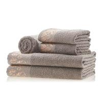 Jogo De Toalhas Lmpeter Viena Gris (02 Banho + 02 Rosto + 01 Piso) - 1
