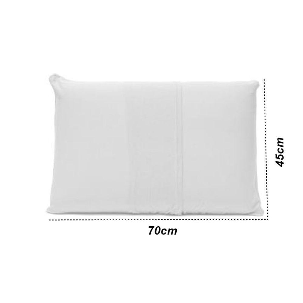 Fronha Buettner Malha 100% Algodão Basic Lisa 45cmx70cm Branco - 2