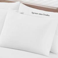 Fronha Buettner Malha 100% Algodão Basic Lisa 45cmx70cm Branco - 3