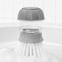 Escova Limpeza Com Dispenser Detergente Cozinha Esponja Limpa Panela - 1