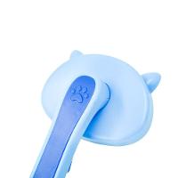 Tira Pelos Pet Rasqueadeira Removedor Animais Gato Cachorro Azul - 3