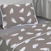 Jogo De Cama Tecebem Malha Mini Cama(montessoriana) Mia 3 Peças Cinza - 2