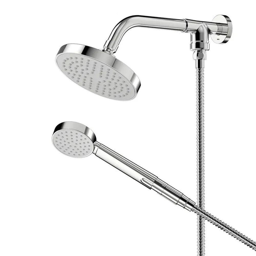 Chuveiro 150 Com Desviador De Parede Docoleden Cromado Docol - 1