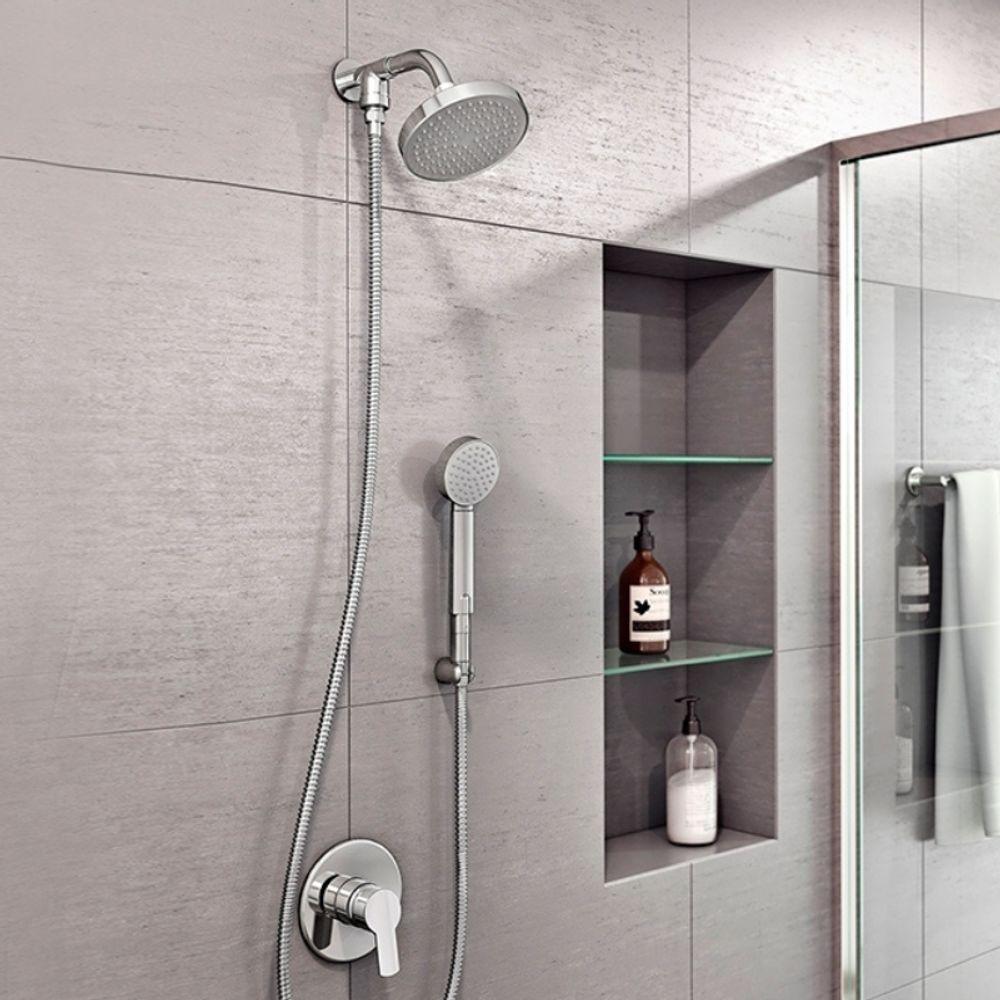 Chuveiro 150 Com Desviador De Parede Docoleden Cromado Docol - 2