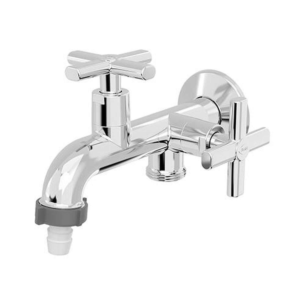 Torneira Tanque/máquina Cromado 1/2 Com Redutor De Vazão - Blukit - 1