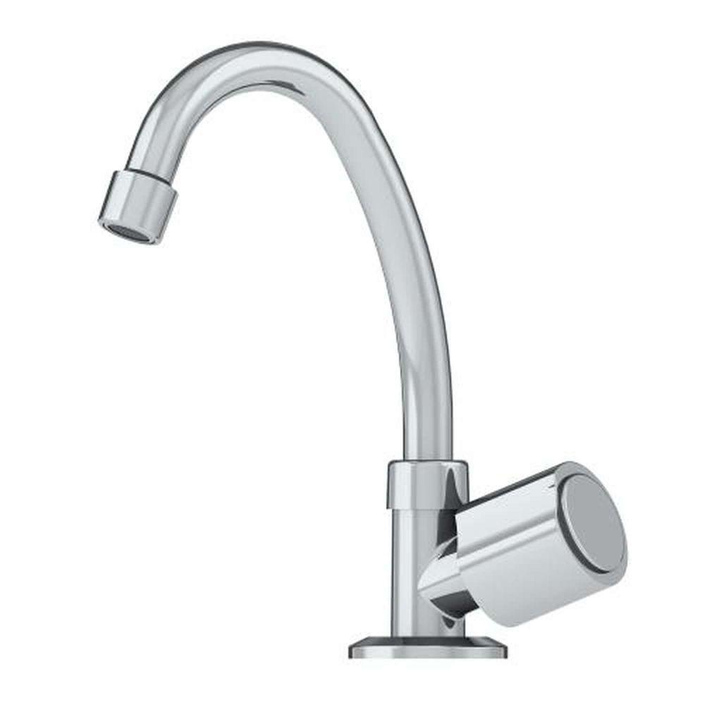 Torneira Lavatório Bica Móvel 1198 C40 Cromada - Real Metais - 1