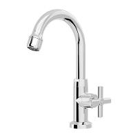 Torneira Lavatório Bica Alta Cromada 1/2 Com Redutor De Vazão - Blukit - 1