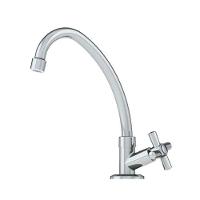 Torneira Mesa Bica Móvel Alta 1168 C31 Cromada - Acabamento Abs - 1/4 Volta - 1