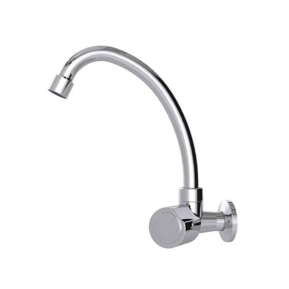 Torneira Parede Bica Móvel 1167 C40 Cromada - Abs 1/4 Volta Dn15 Vedação Mvc - 1