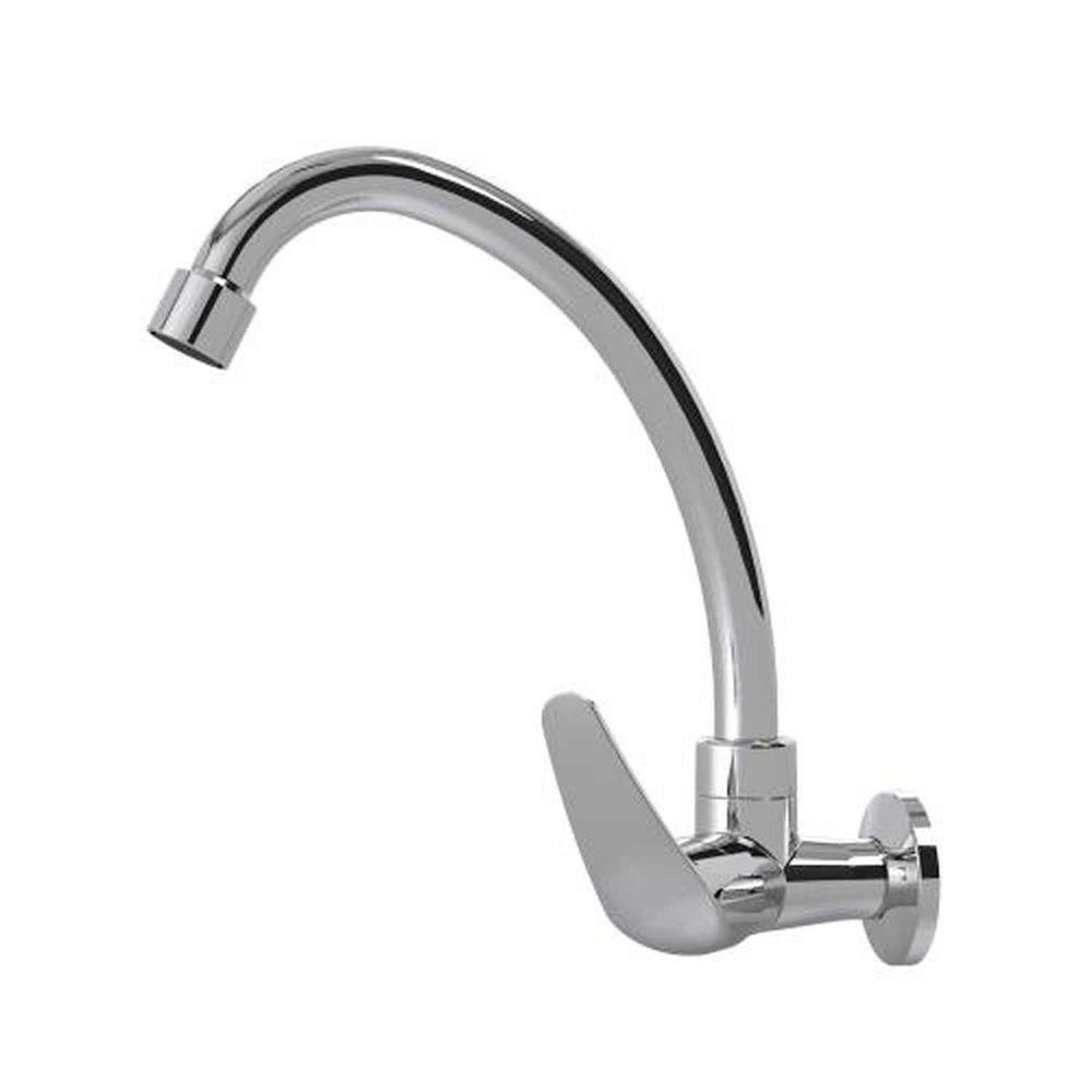 Torneira Parede Bica Móvel 1167 Cromada Monocomando Abs 1/4 De Volta Dn15 - Injet Plast - 1