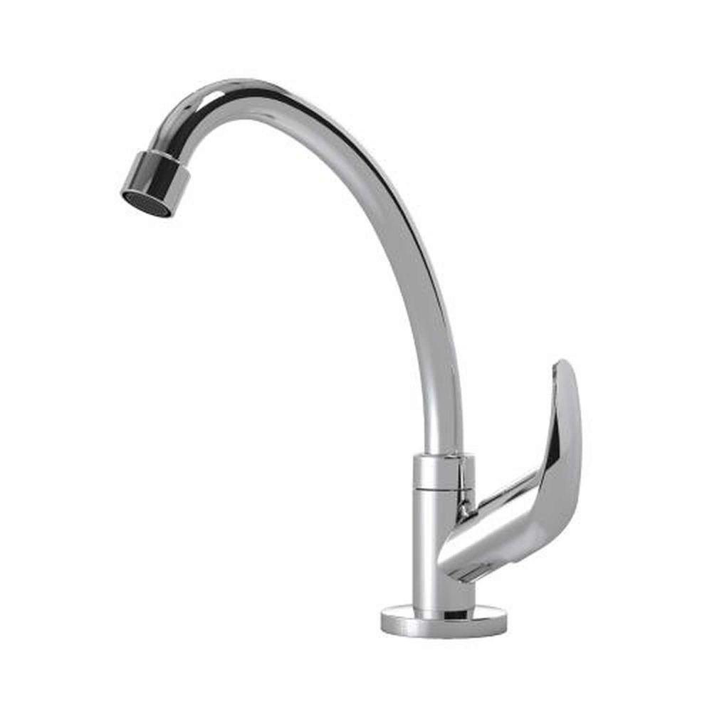 Torneira Mesa Bica Móvel Alta 1168 Monocomando Abs 1/4 De Volta Dn15 - Injet Plast - 1