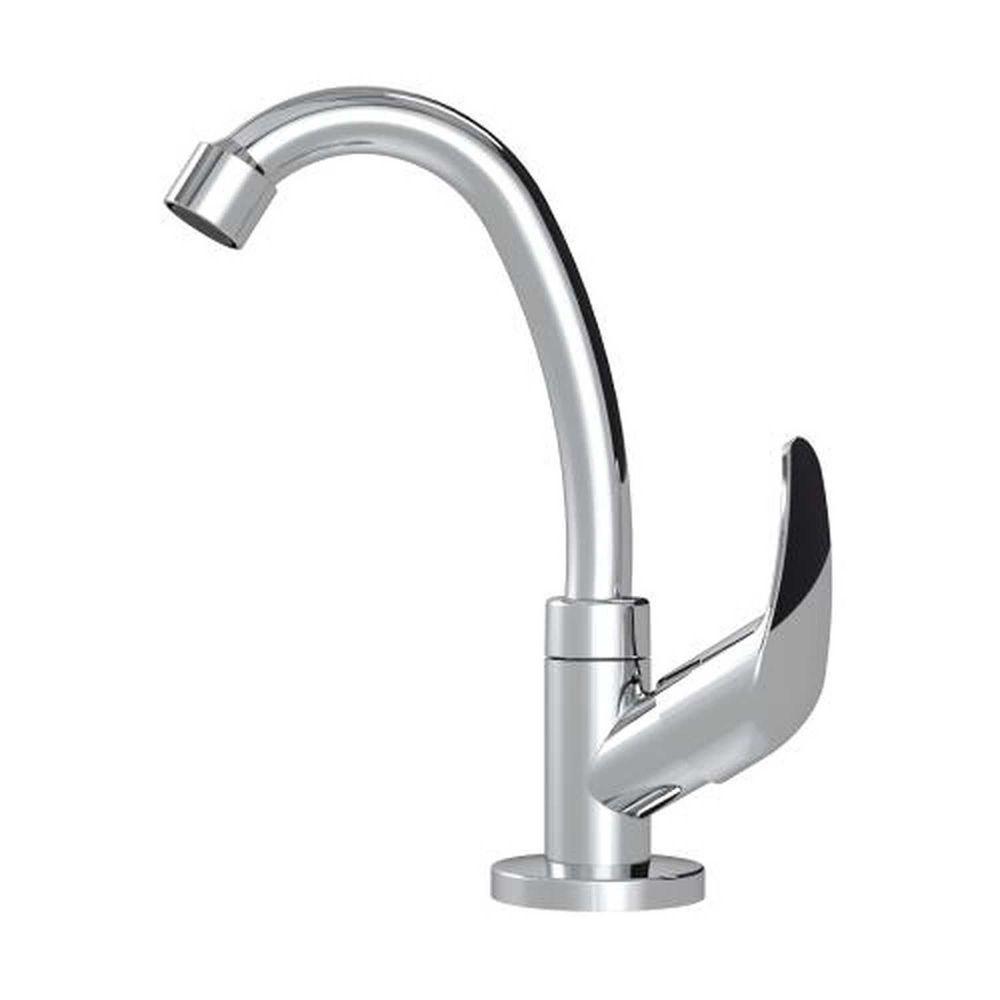 Torneira Lavatório Bica Móvel 1198 Monocomando Cromada - Injet Plast Abs Dn15 1/4 De Volta - 1