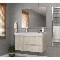 Gabinete Banheiro Com Cuba E Espelheira 80Cm Multimóveis Vcr10074 Carvalho Carvalho - 1