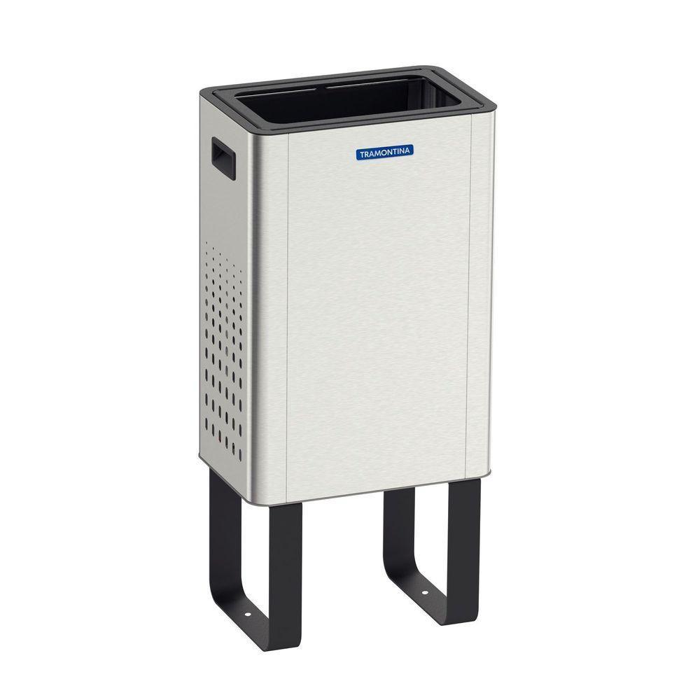 Lixeira Tramontina Sassari 45 L Aço Inox Tramontina - 1