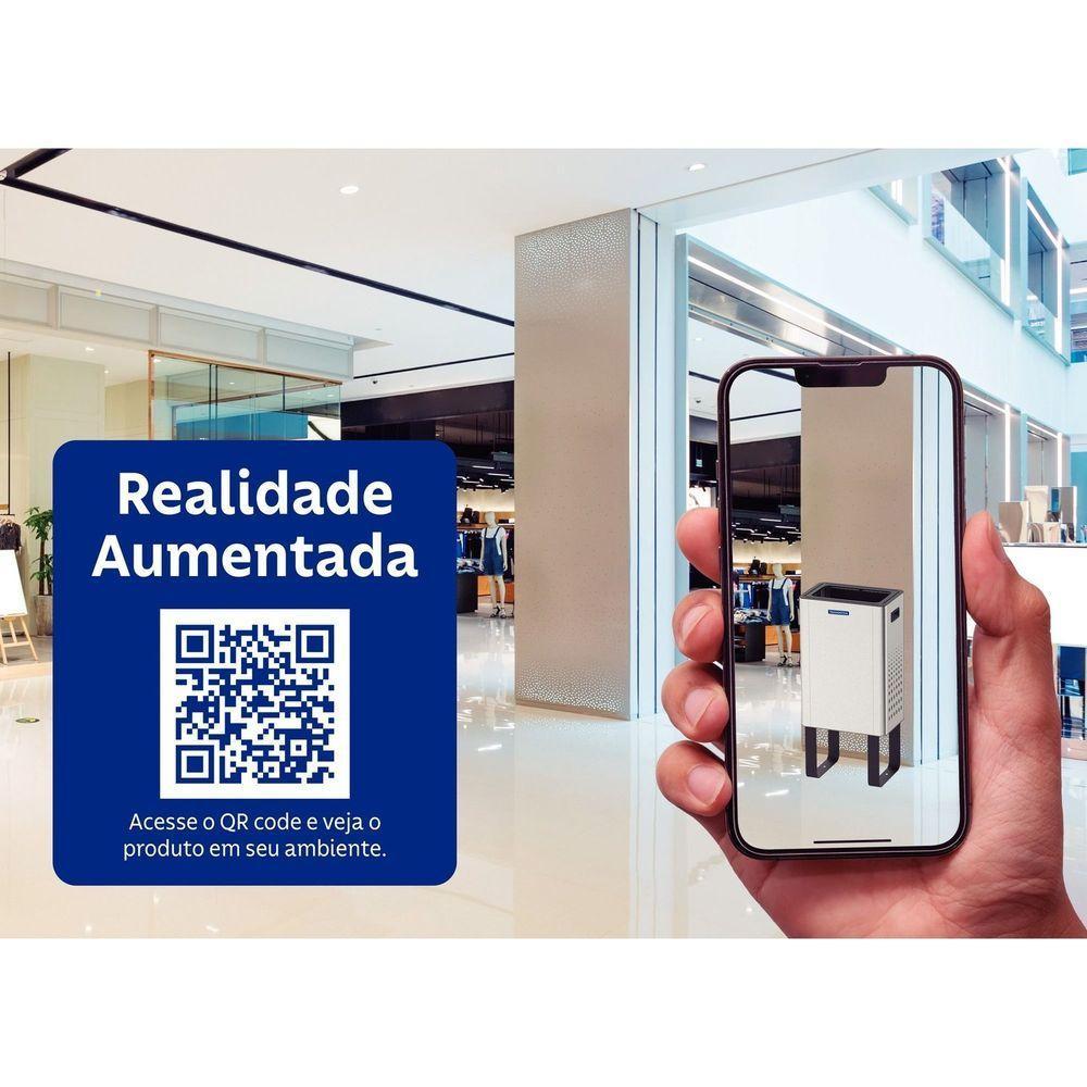 Lixeira Tramontina Sassari 45 L Aço Inox Tramontina - 3