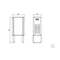 Lixeira Tramontina Sassari 45 L Aço Inox Tramontina - 4