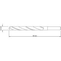 Broca Aço 1/4 Polegada X 94mm Tramontina Aço Rápido Hss Din 338 Uso Doméstico Tramontina - 2