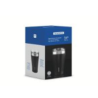 Copo Térmico Exata Em Aço Inox Preto Com Tampa 550 Ml Tramontina 61646/505 - 2