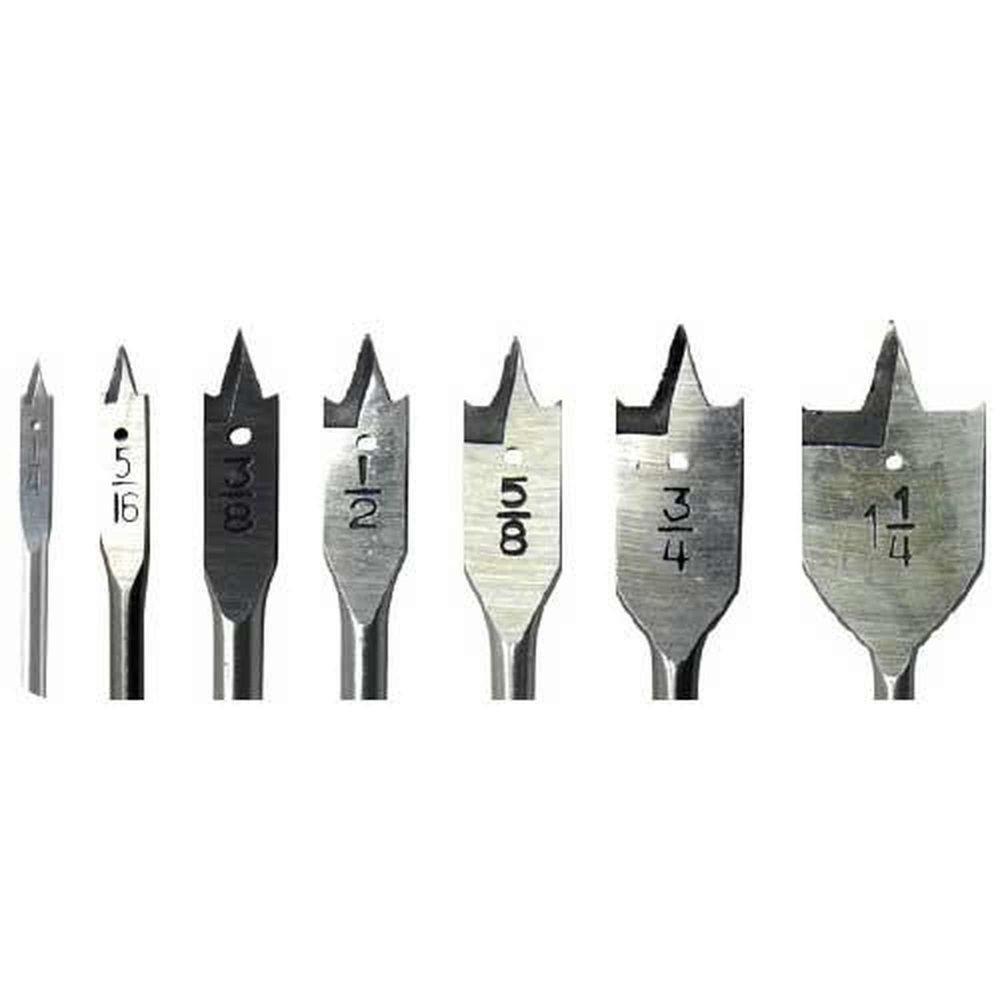 Broca Chata Pro 9mm (3/8'') Cromo Vanádio - Dupla Afiação - Rápida E Precisa - 2