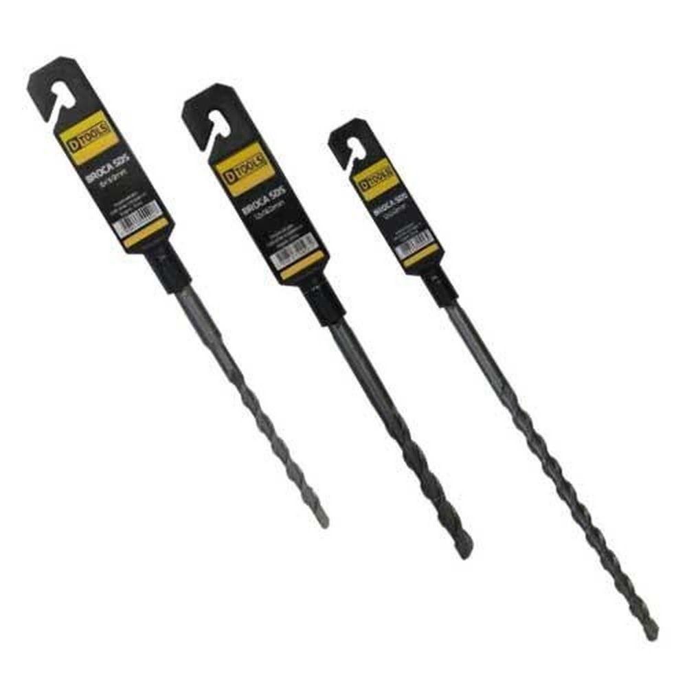 Broca Sds (i) 10 X 260mm Para Concreto E Pedra - Dtools - 2
