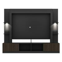 Estante Com Suporte Tv 65" E Leds Berlim Multimóveis V3384 Preta/Tenerife Preto/Tenerife - 3