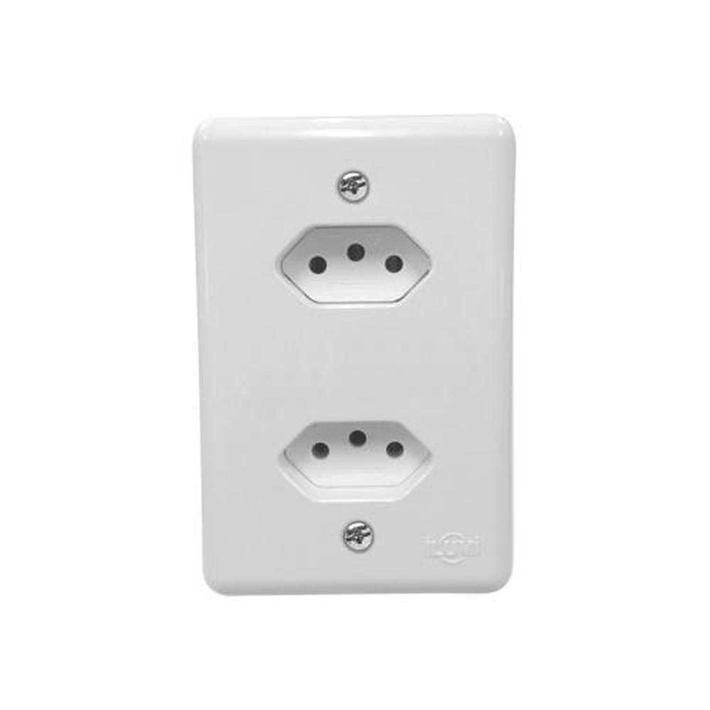 Conjunto 2 Tomadas 3p 20a Stylus Ilumi - Kit Elétrico Residencial - 1