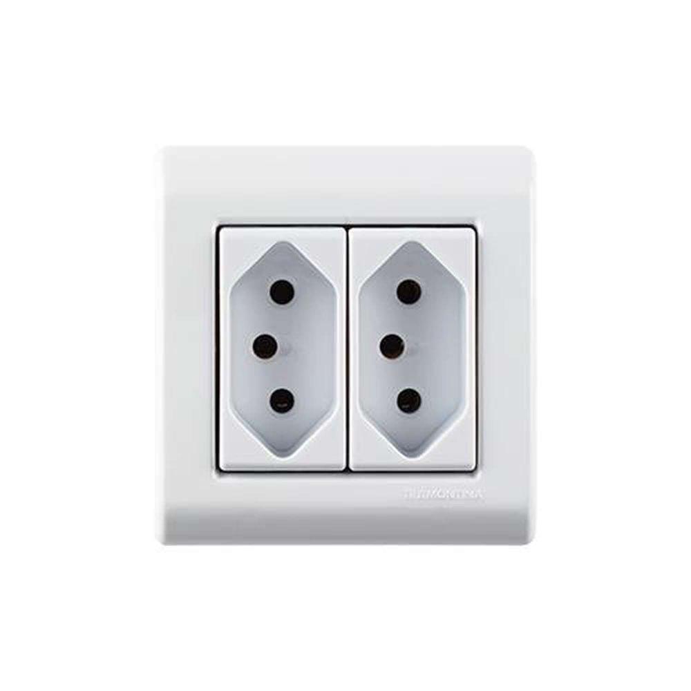 Conjunto 2 Tomadas 20a Tramontina Linha Lizflex - Sku 21741 - 2