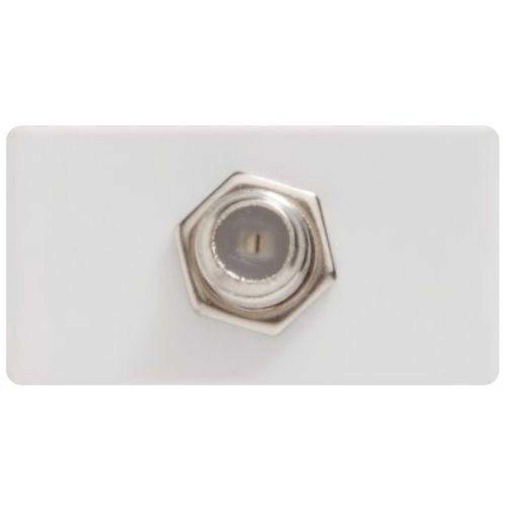 Tomada Coaxial Tv/vídeo Tramontina - Módulo De Conexão 12704 - 1