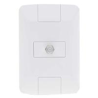 Tomada Coaxial Tv/video - Linha Aria - Tramontina - Branco - Modular - Fixação Facilitada - 1