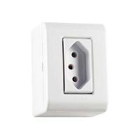 Tomada 10a Tramontina Linha Lizflex - Conjunto De 2 Unidades - 1