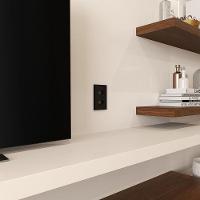 Tomada Touch Onne Smart Tramontina Preto Com 2 Tomadas 2p+t 10 A 250 V Tramontina - 2